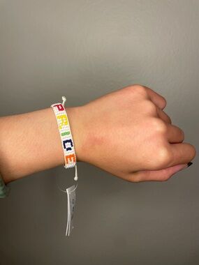 NWT Ubuntu Life Pride Bracelet • Adjustable, Handwoven, Beaded
